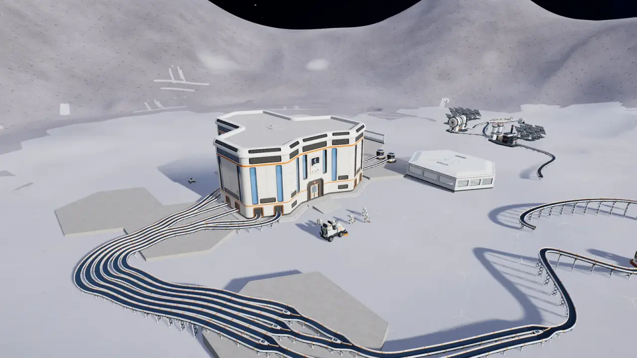 Moon Sweepers base with conveyors